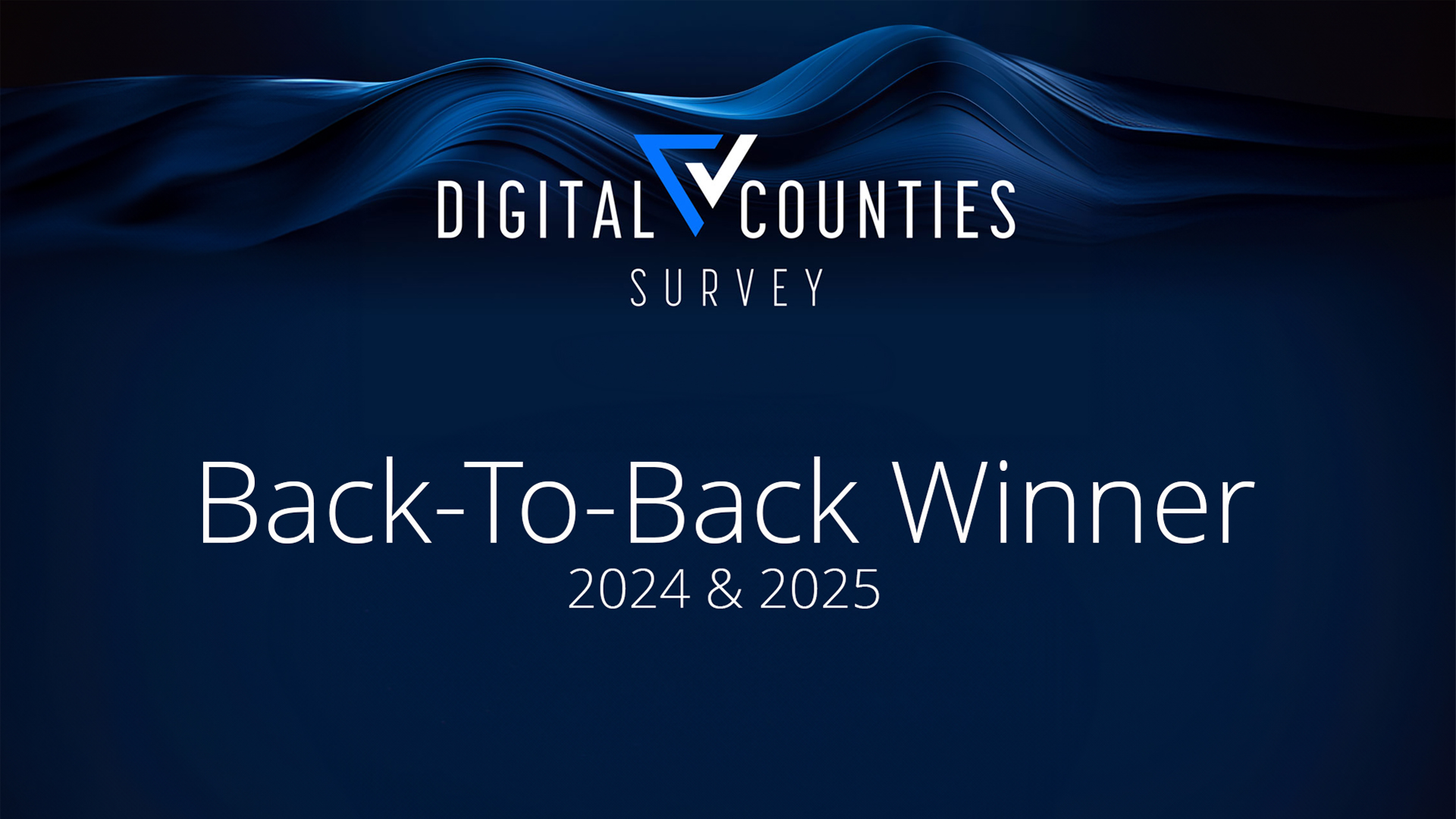 2025 Digital Counties Survey Award